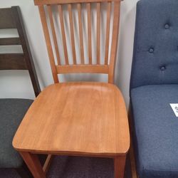 Orange Wooden Chair