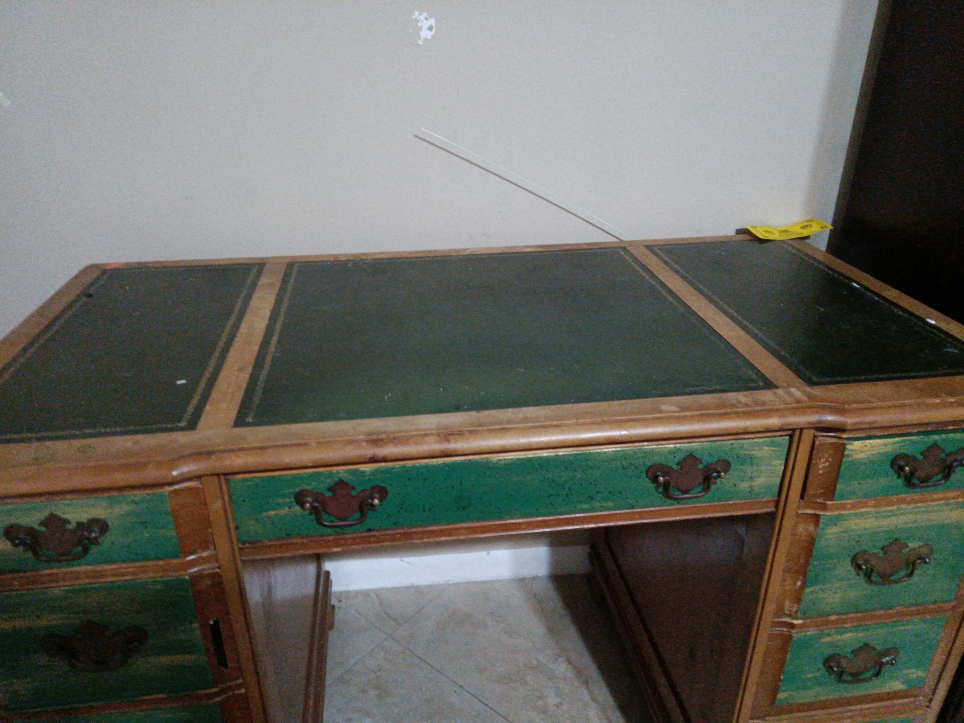Wooden desk