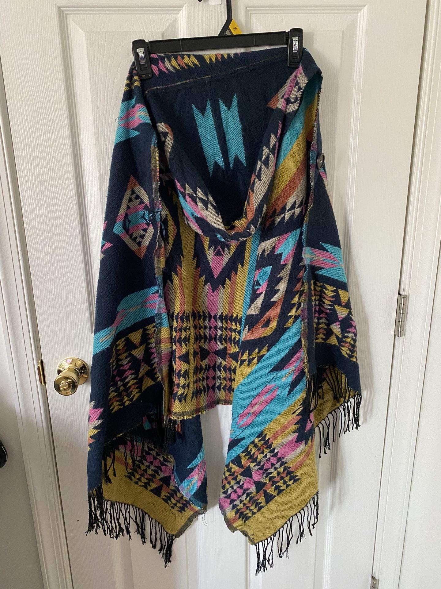 Colorful Patterned Shawl