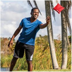 Wild Sports Regulation Size Bags - Set of 4 Premium Bean Bag Toss Bags for Set -