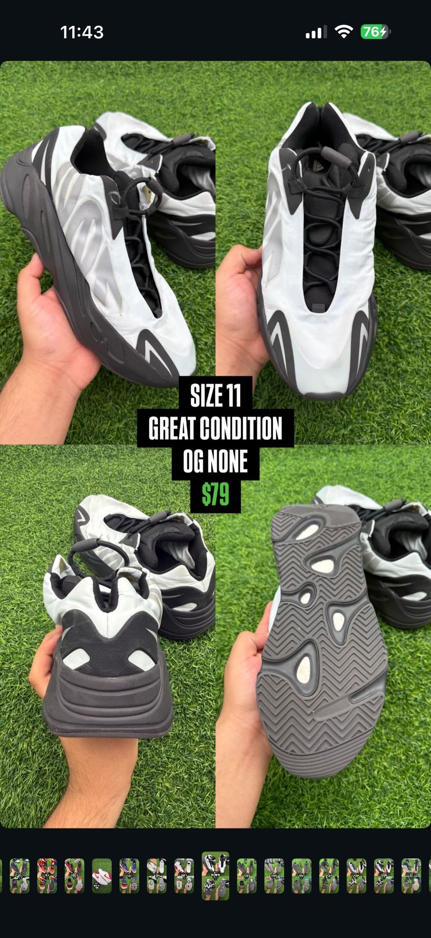 Size 11 Adidas Yeezy Collection