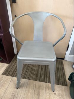 Metal arm chair- needs welding putty