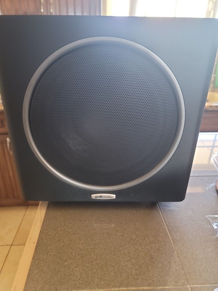 Polk Audio powered subwoofer.