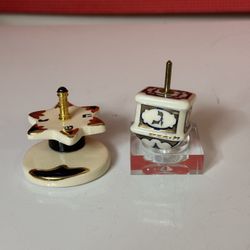 dreidel hand made out of clay