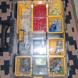 Dewalt "Tough System " Stackable Hardware Case W/electrical Miscellaneous Hardware Included 
