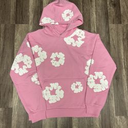 Denim Tears Cotton Wreath Hoodie Pink Medium