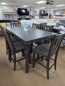 7 pc Dining set !! Counter height and New