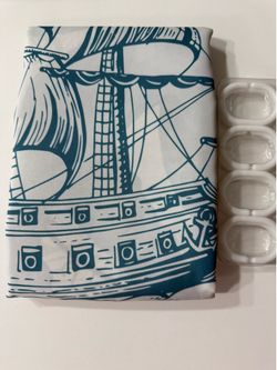Pirate Ship Shower Curtain
