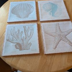 Beach Themed Canvas Art 4 Total