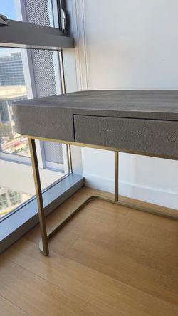 Restoration Hardware Graydon Shagreen Desk