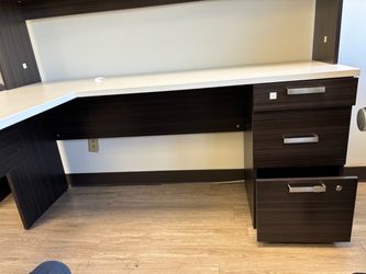 L shaped office desk