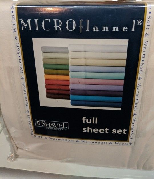 Mircoflannel full 4 piece sheet set