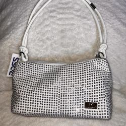 Natalie Mills White Purse