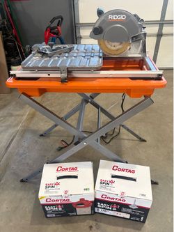 RIGID HOME DEPOT NEW TILE SAW