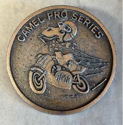 Vintage Camel Cigarette Pro Series Belt Buckle