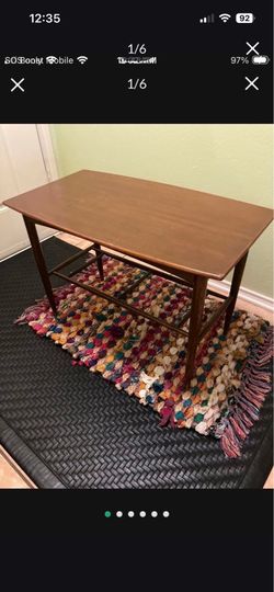 $250-Mid Century Danish Small All wood Coffee Table From Sweden