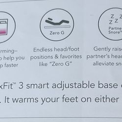 Twin Sleep Number 360 Flexfit 3 Smart Adjustable Bed