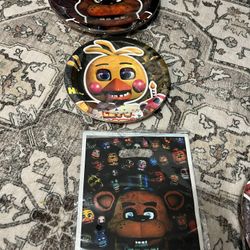 5 Nights With Freddie Birthday Plates And Goodie Bags
