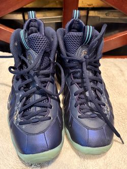 Nike Air Foamposite One Navy Blue Sneakers Sz 5