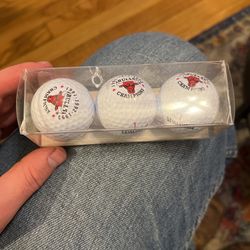 Vintage Chicago Bulls Golf Balls 