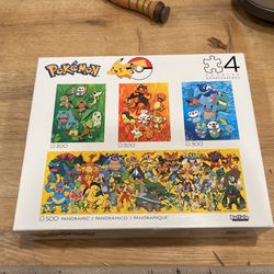 Pokémon Puzzles 300 And 500 Pieces 