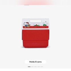 Hello Kitty Igloo Cooler Retro Lunch / 6 Can Drink Cooler  