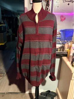 NWOT Vintage Arrow quarter zip swim- XL