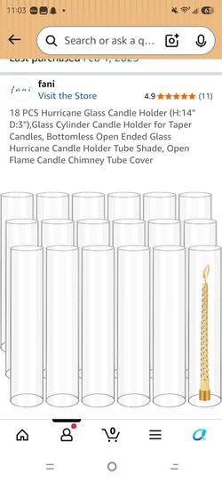Hurricane glass candle holder cover