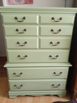 Vintage wood dresser