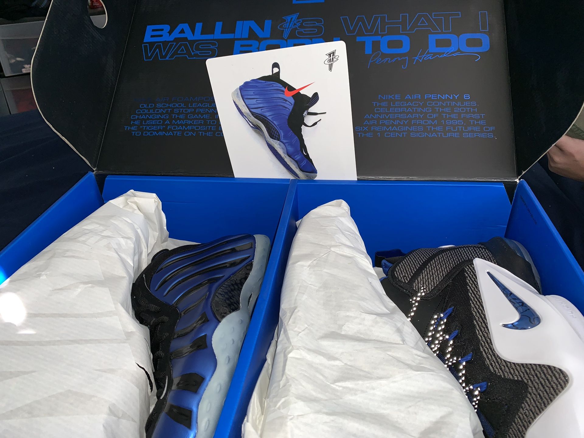 Nike “Penny Hardaway Foamposite Sharpie Pack”