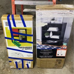 Bookcase And 4 Cube Organizer