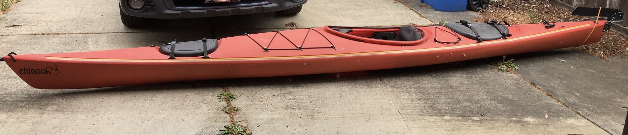 Aquaterra Chinook NW Sea Touring Kayak made by Perception - 16 ft