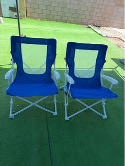 2 camping chairs new $70