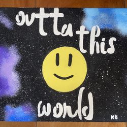 “Outta This World” Acrylic Painting