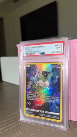 PSA 9 Mew GG10 Full Art Crown Zenith Pokemon Card