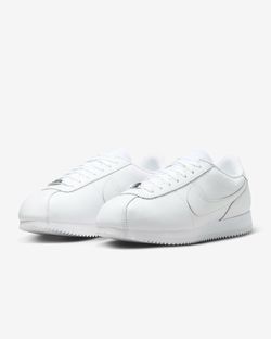 Nike Cortez White Leather Sneakers
