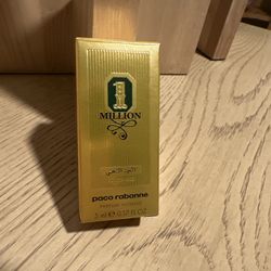 1 MILLION by Paco Rabanne 5 ml/ 0.17 oz Eau de Toilette Splash Mini NIB