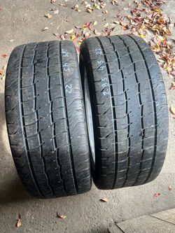 Set of 2 Used 285/45 22 Tires