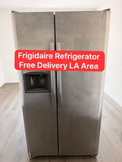 Frigidaire Stainless Steel Side-by-Side Refrigerator free Delivery LA