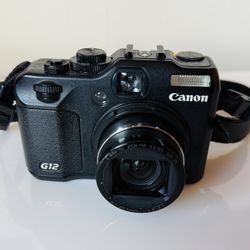 Canon G12 Powershot CCD camera 