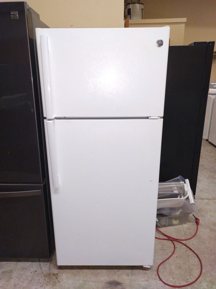 GE Top Freezer Refrigerator.