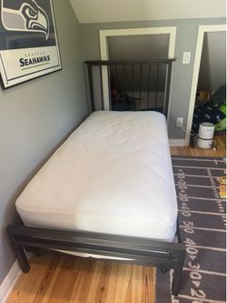 Room & Board Twin Bed Frame + trundle bed