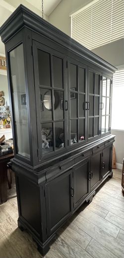 Magnolia homes China cabinet
