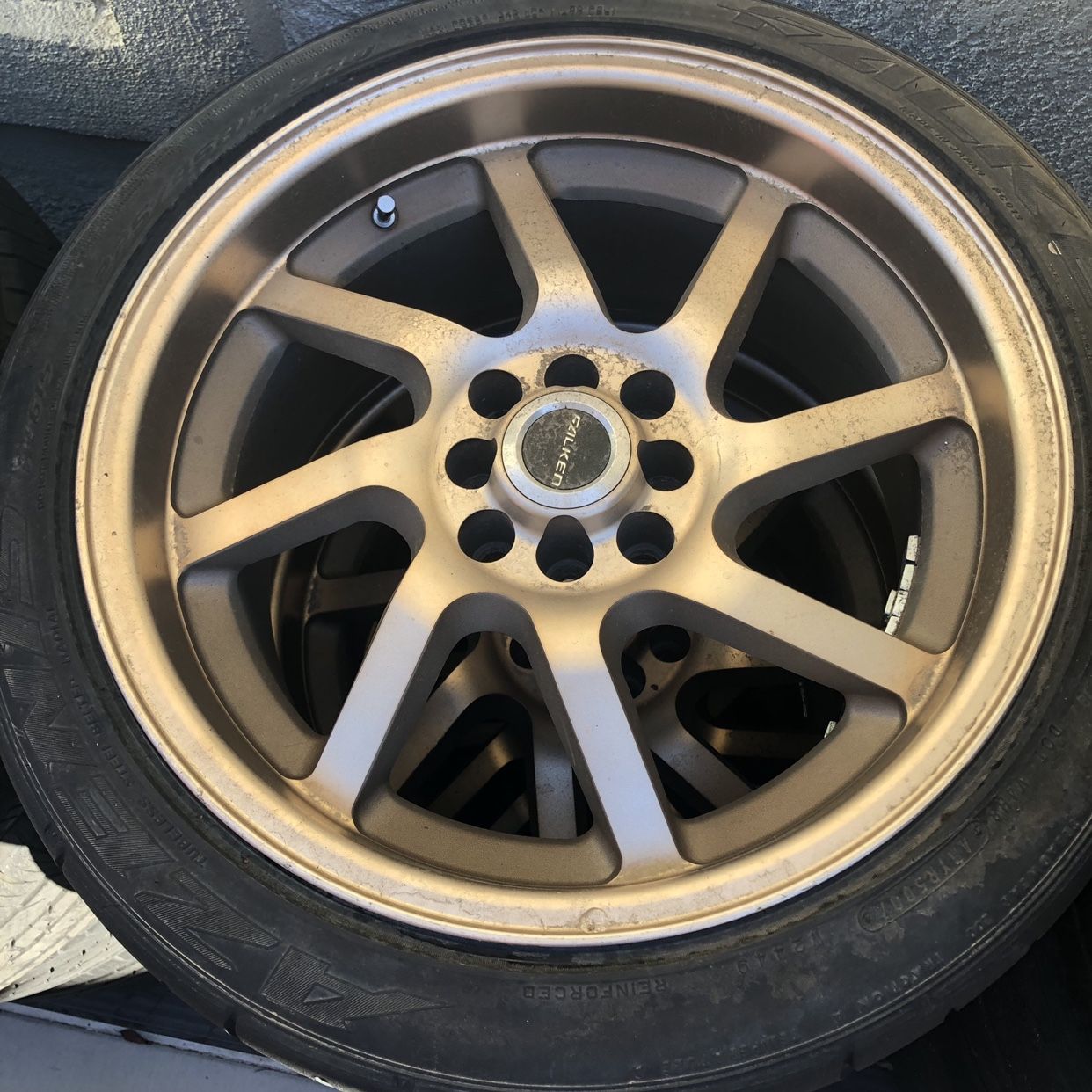 Falken Hanabi 4x114.3 17x9 +20 240sx 4 Lug