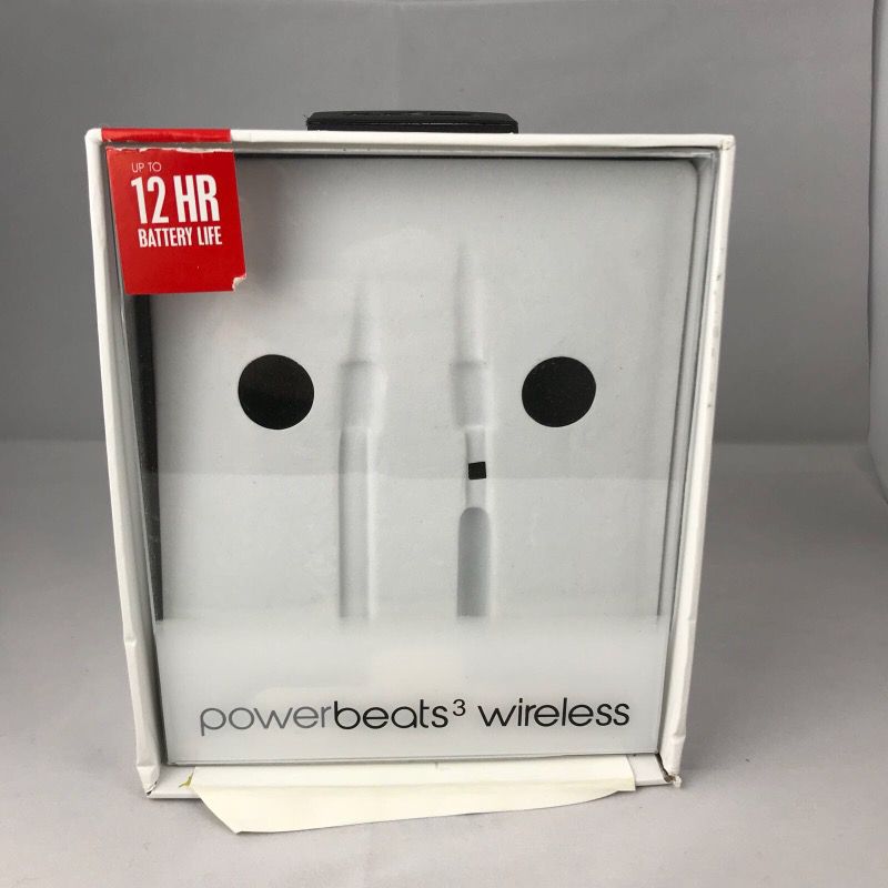 Power beats 3 wireless earphones headphones bluetooth Beats white box christmas opened just box