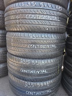 235/55R18 CONTINENTAL $260 CASH PRICE