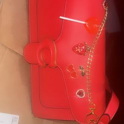 Red Coach Purse 