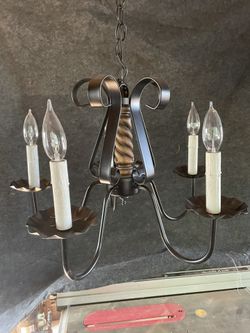 Vintage 5 light chandelier