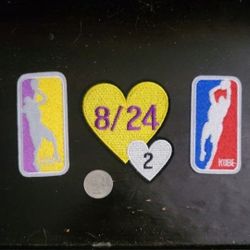 Lakers Kobe Bryant Iron On Patches