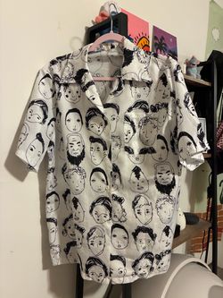 Artsy Button Down Shirt, Size Medium (Unisex)